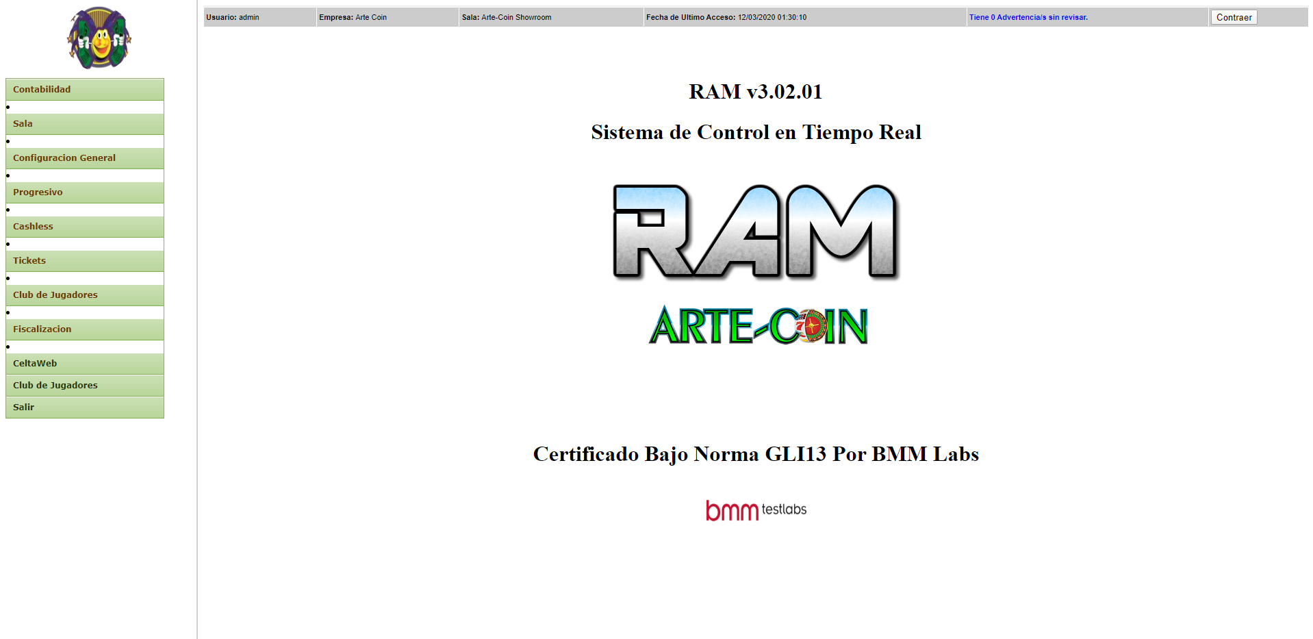 Sistema RAM — Reporter Accounting Management
